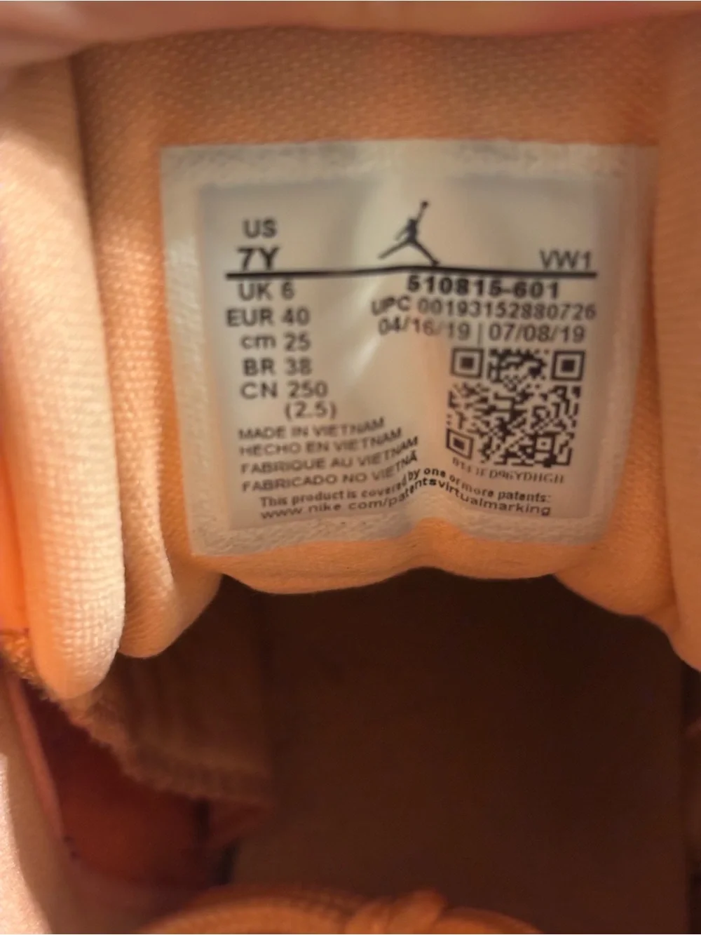 Jordan 12 Retro Sunrise High-Top Sneakers in Pink, Orange & Silver